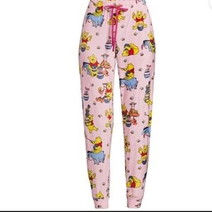 Winnie The Pooh cuffed sleep pants-NEW